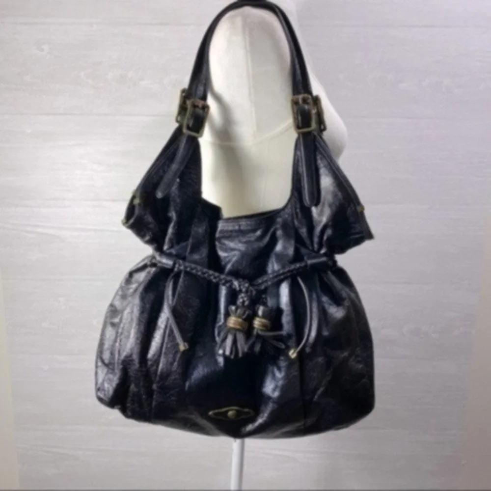 Elliott Lucca Sintra Soft Leather Large Tote Color Black